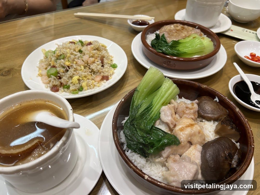 Dining Table with Chinese Cuisine