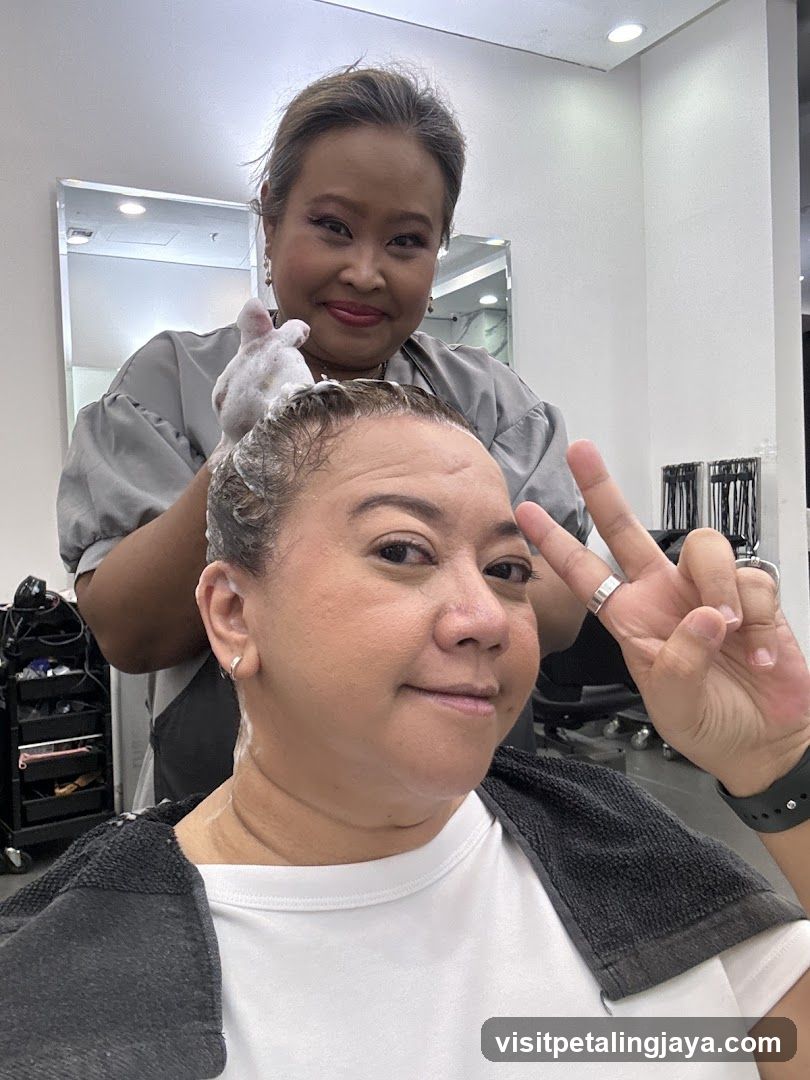 Hair Salon Interior Scene