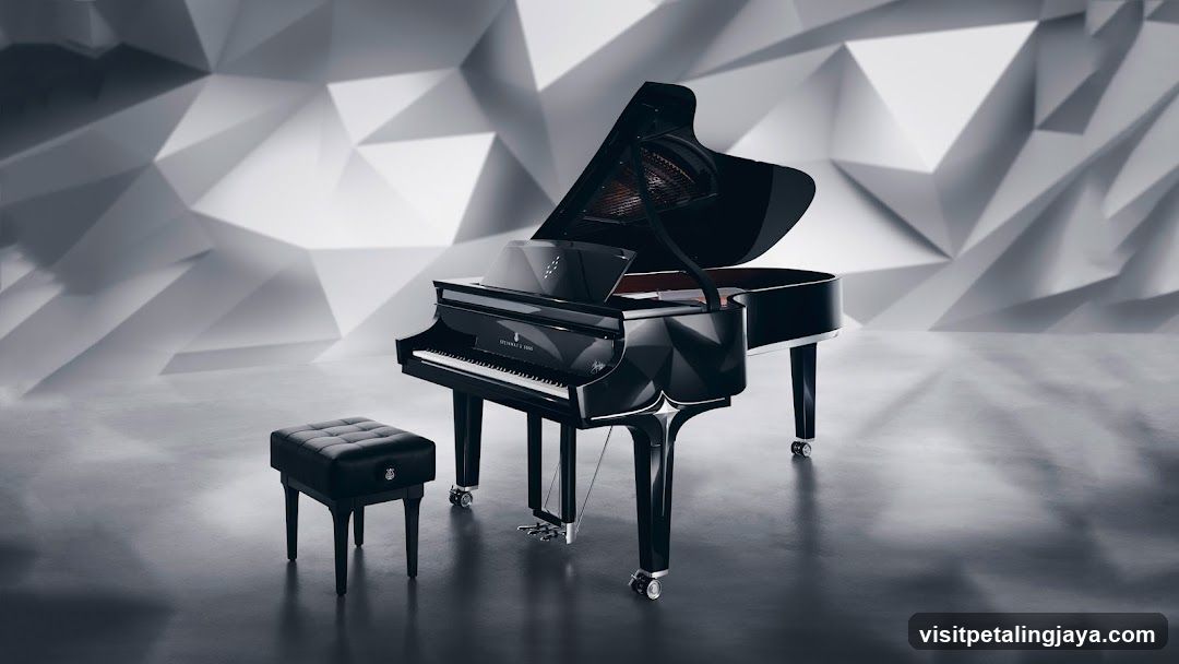 Grand Piano in Geometric Studio