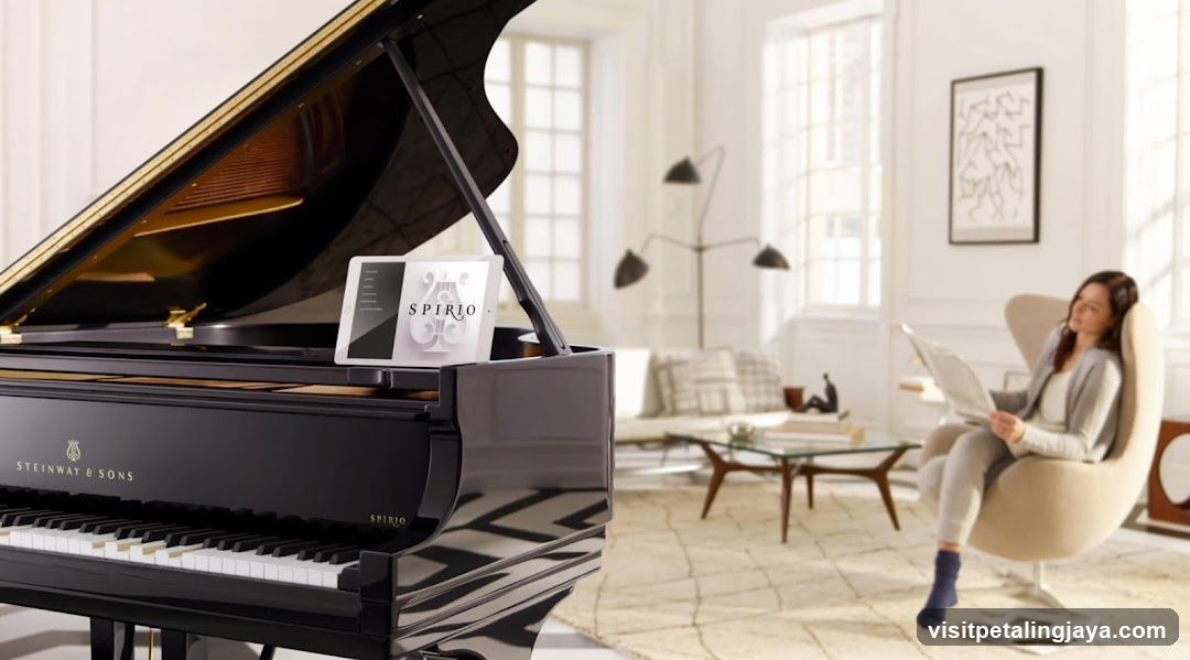 Piano and Living Room Scene