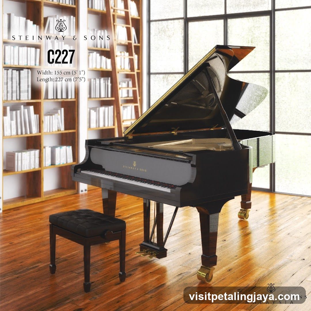 Steinway & Sons C227 Grand Piano