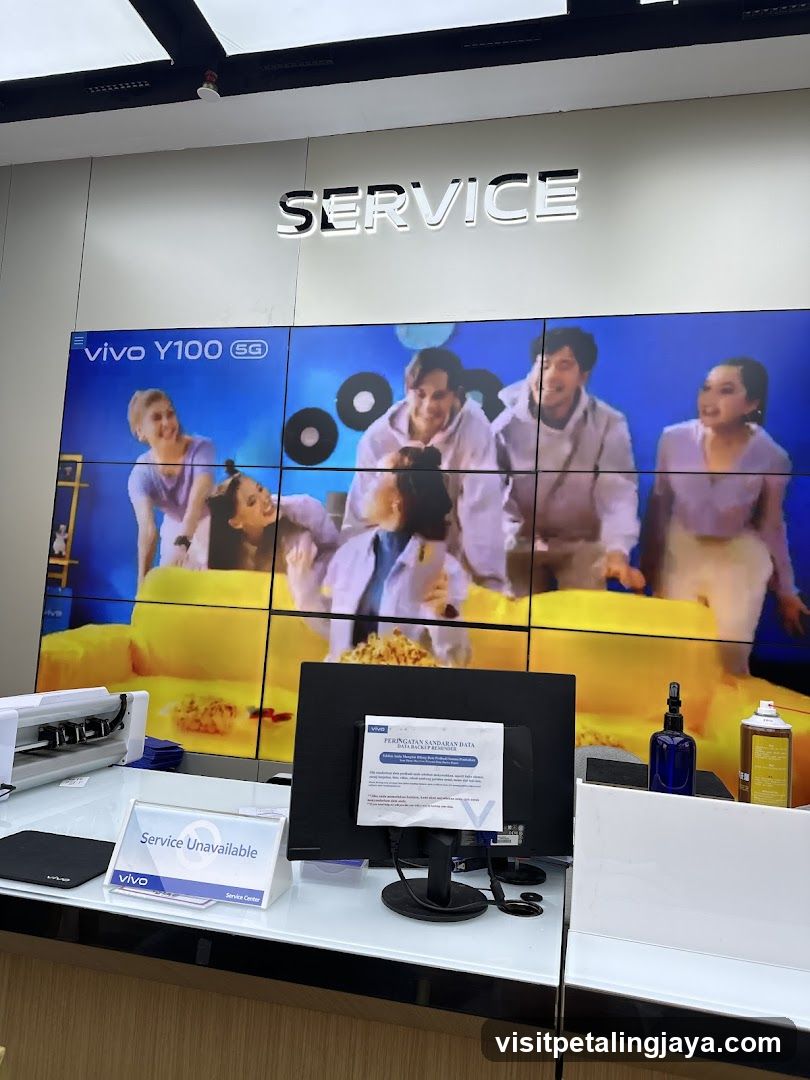 Service Counter Display