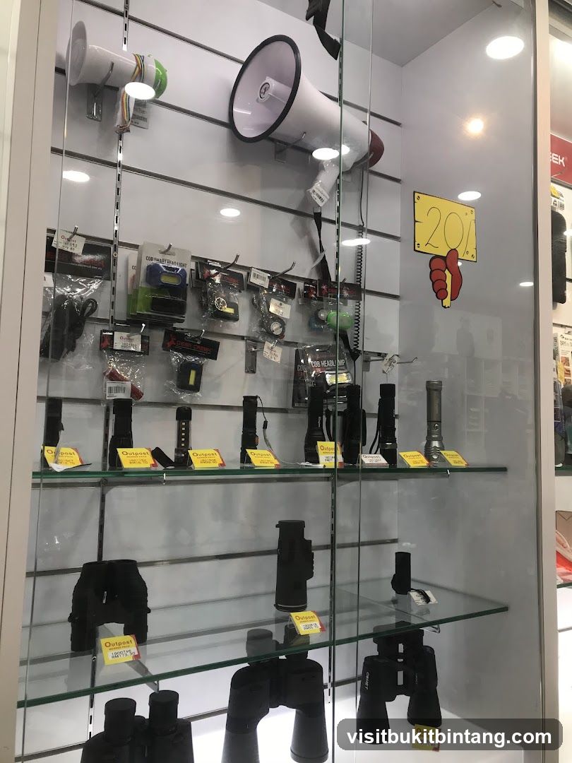 Store Display Case with Electronics and Optics