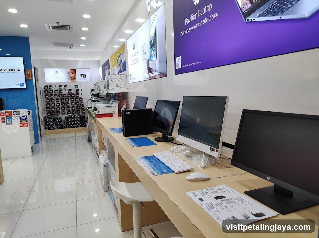 Electronics Store Interior Display