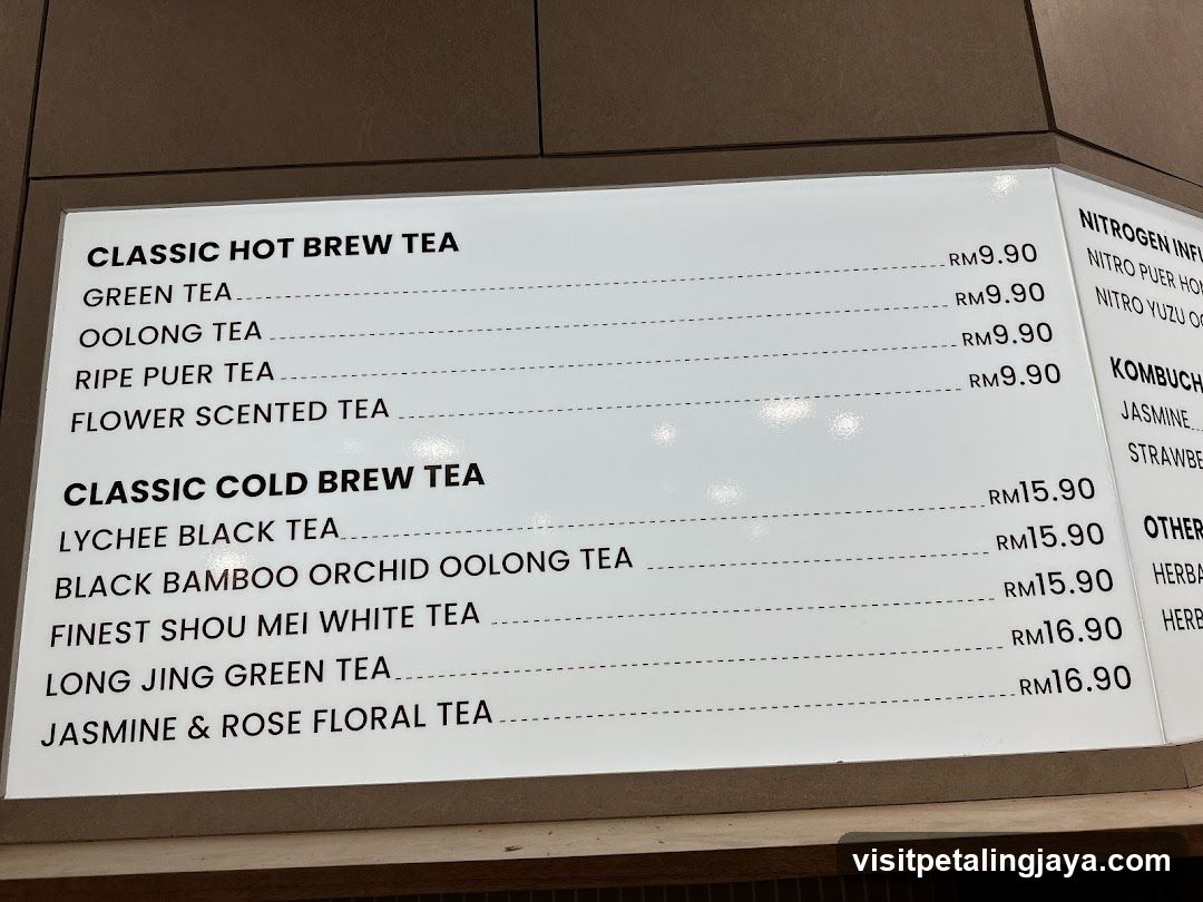 Tea Menu Board
