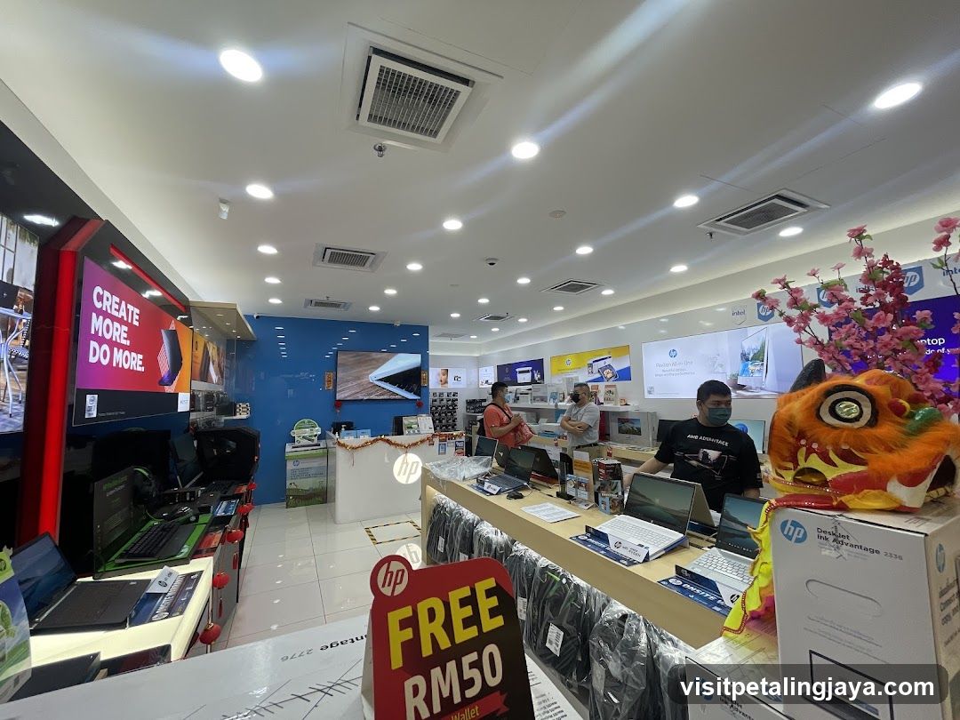 Electronics Store Interior