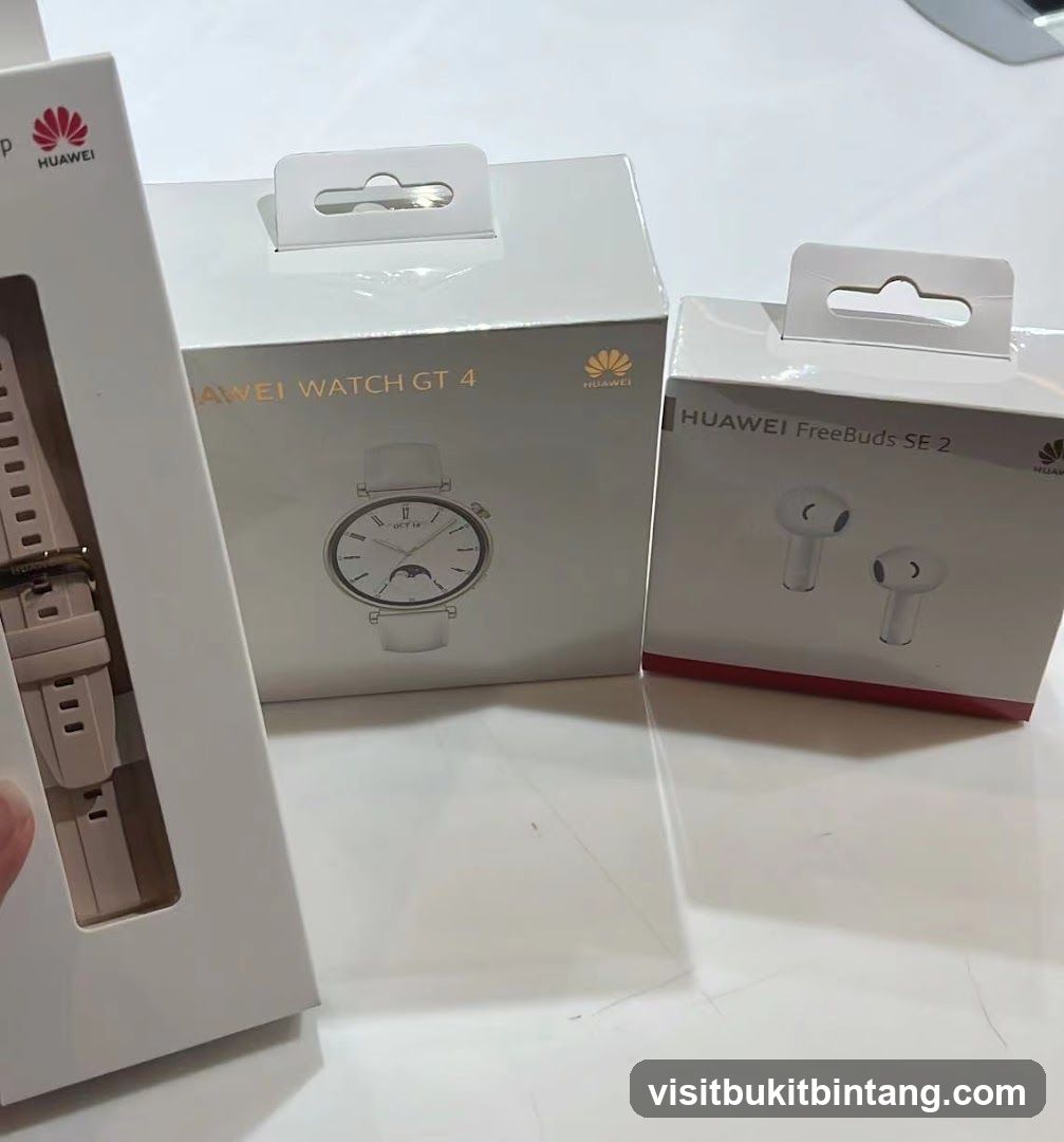 Huawei Watch GT 4 and FreeBuds SE 2