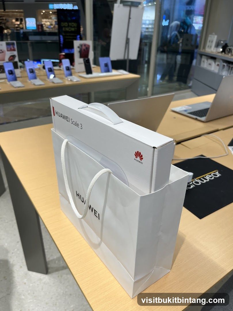 Huawei Scale 3 in Shopping Bag