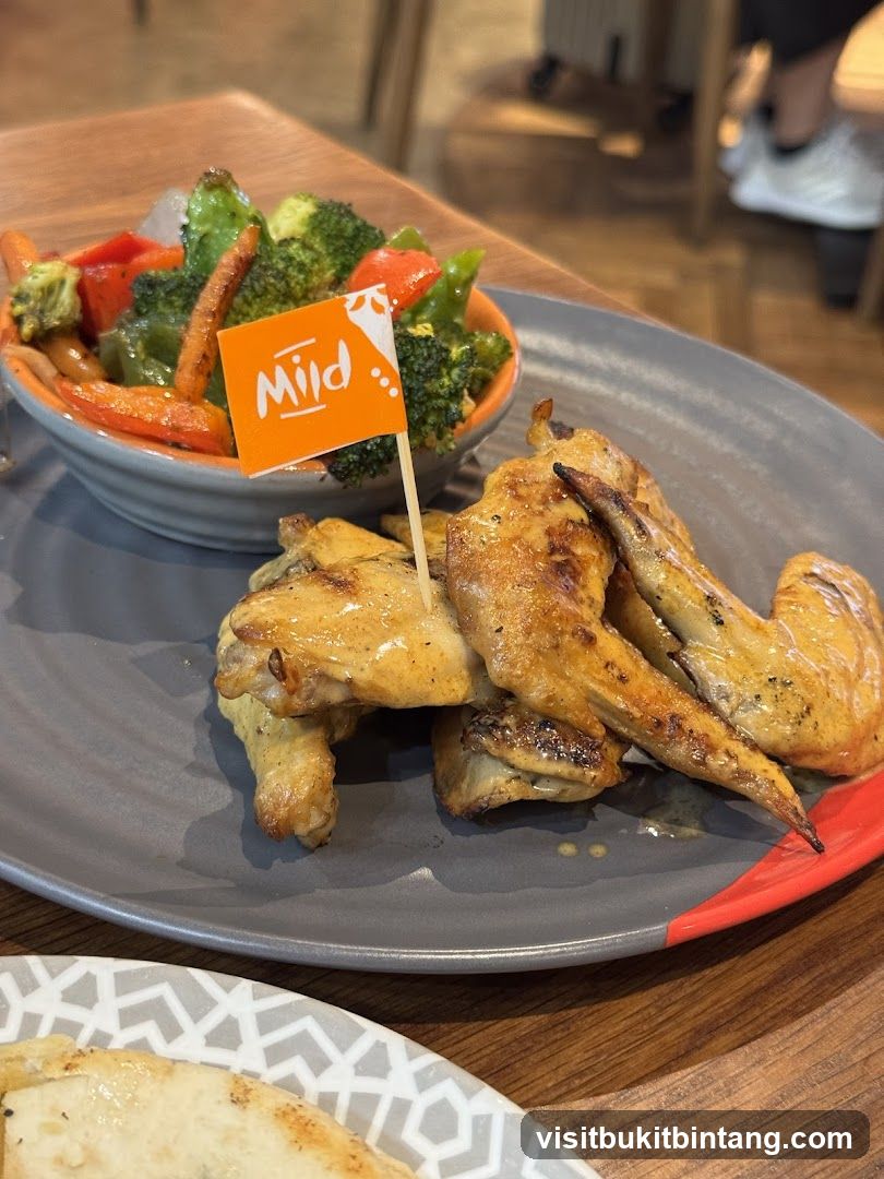 Chicken Wings with Vegetables
