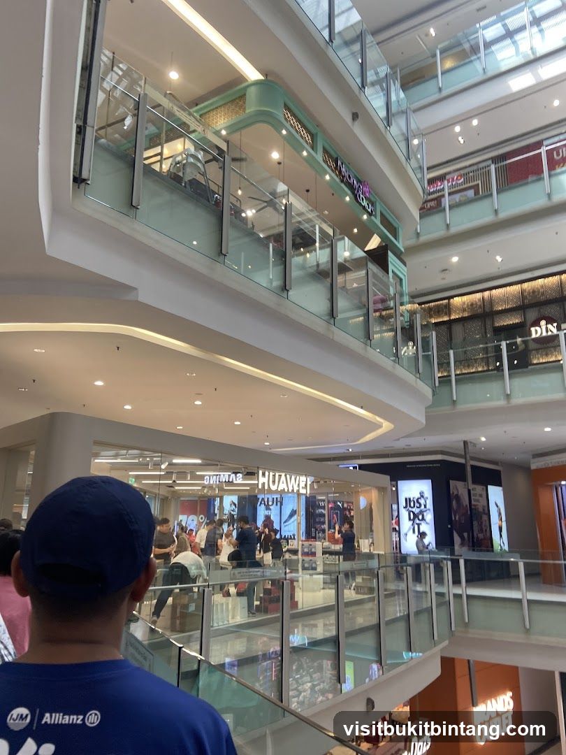 Mall Interior with Shops