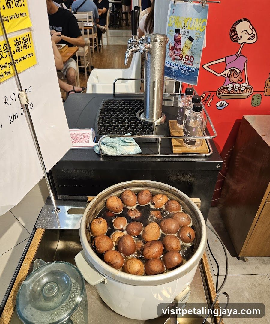 Brewing Station with Boiling Eggs