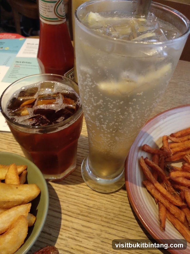 Drinks and Fries