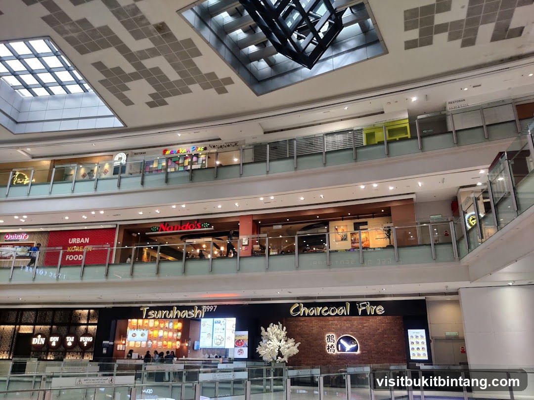 Mall Interior with Restaurants