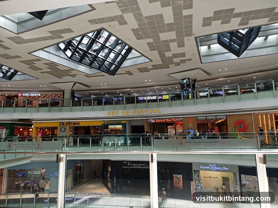 Mall Interior with Shops
