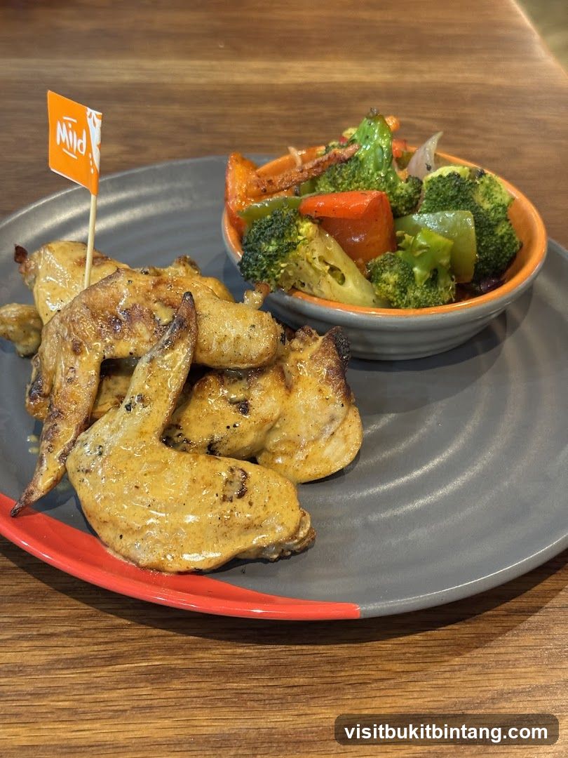Chicken Wings with Roasted Vegetables