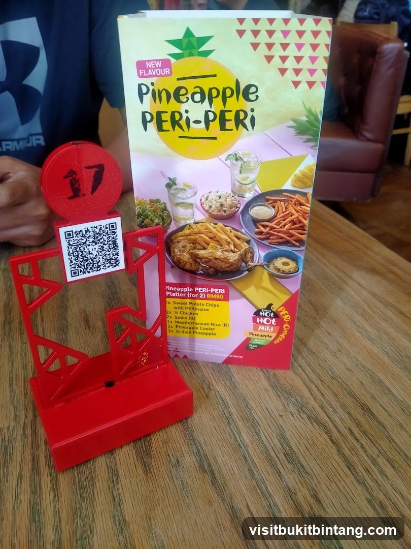 Pineapple Peri-Peri Menu