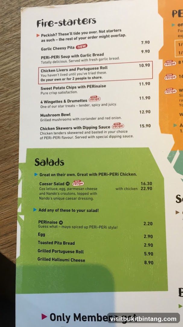 Fire-starters and Salads