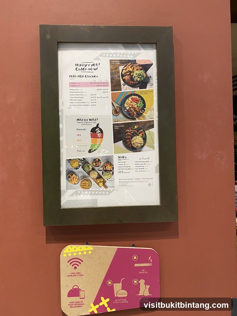 PERI-PERI Chicken Menu