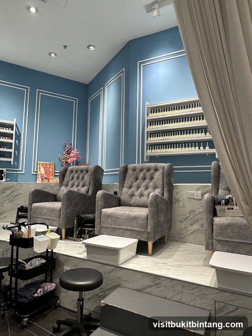 Nail Salon Pedicure Area