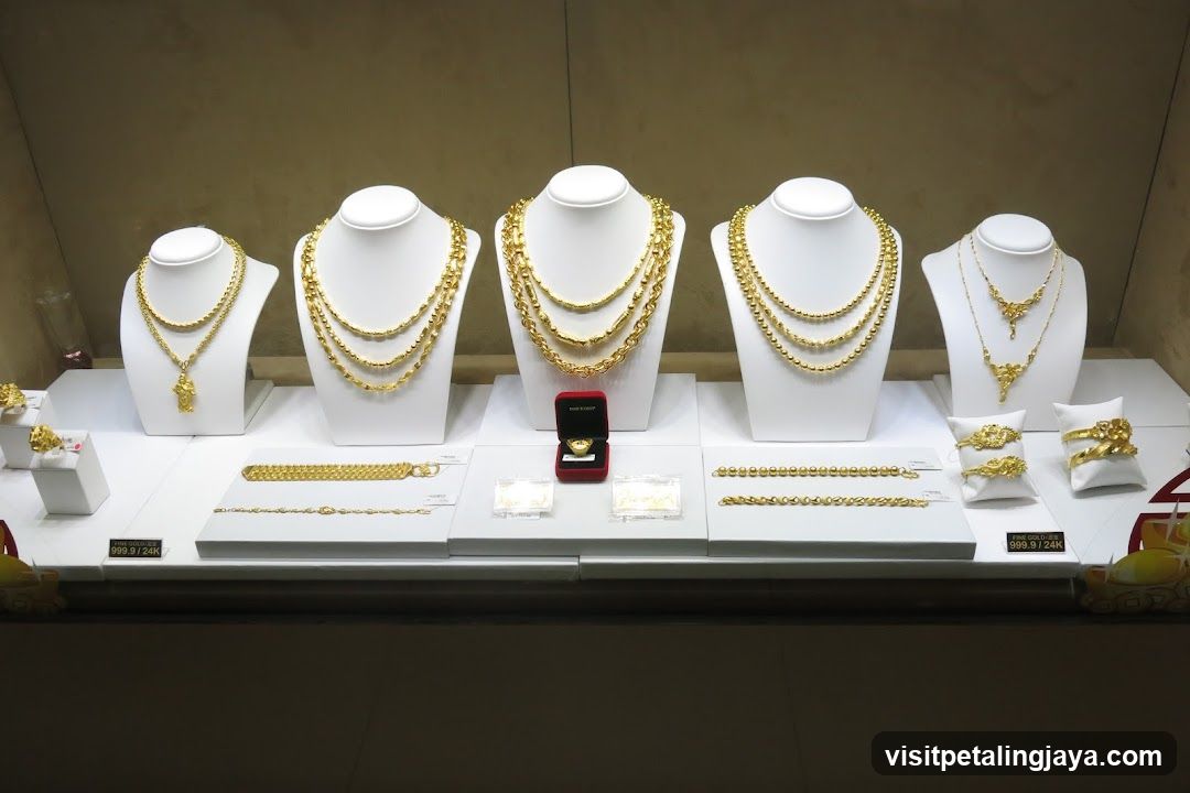Gold Jewelry Display