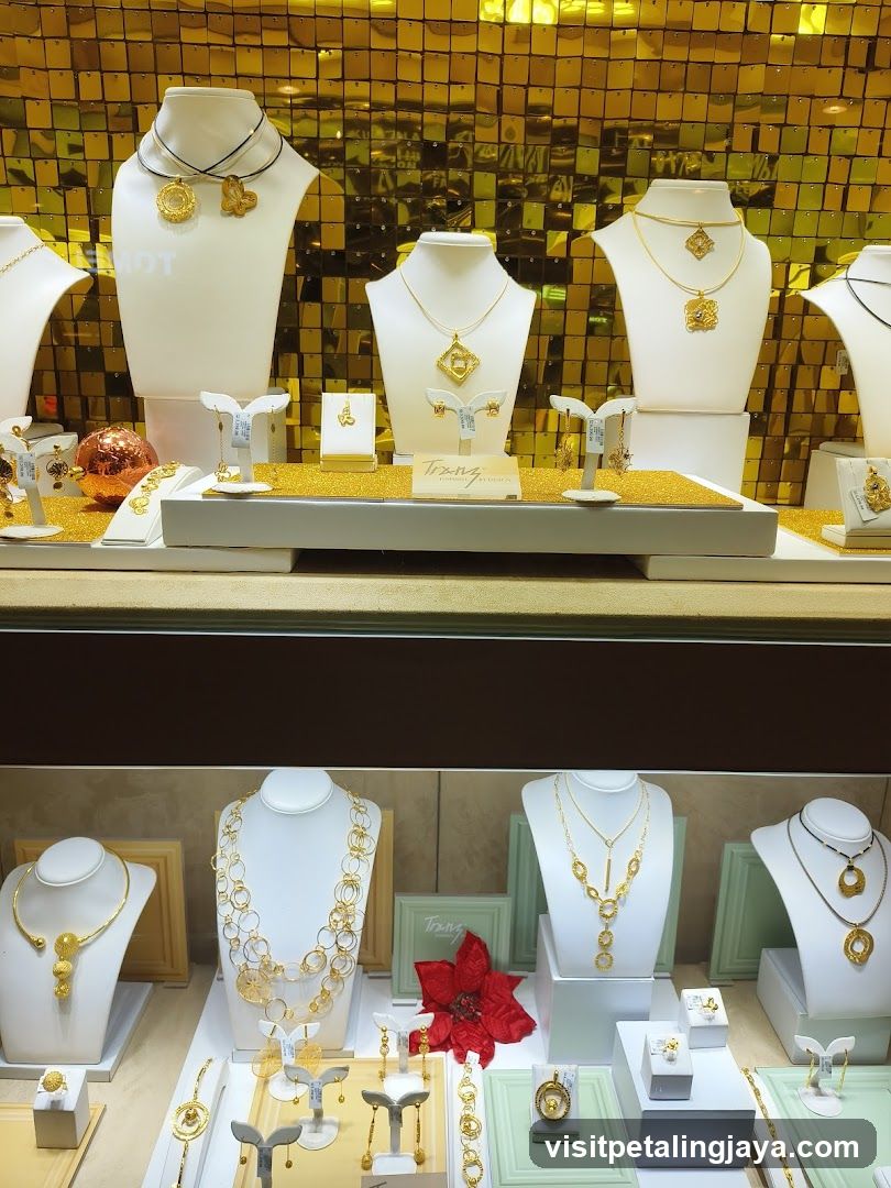 Gold Jewelry Display