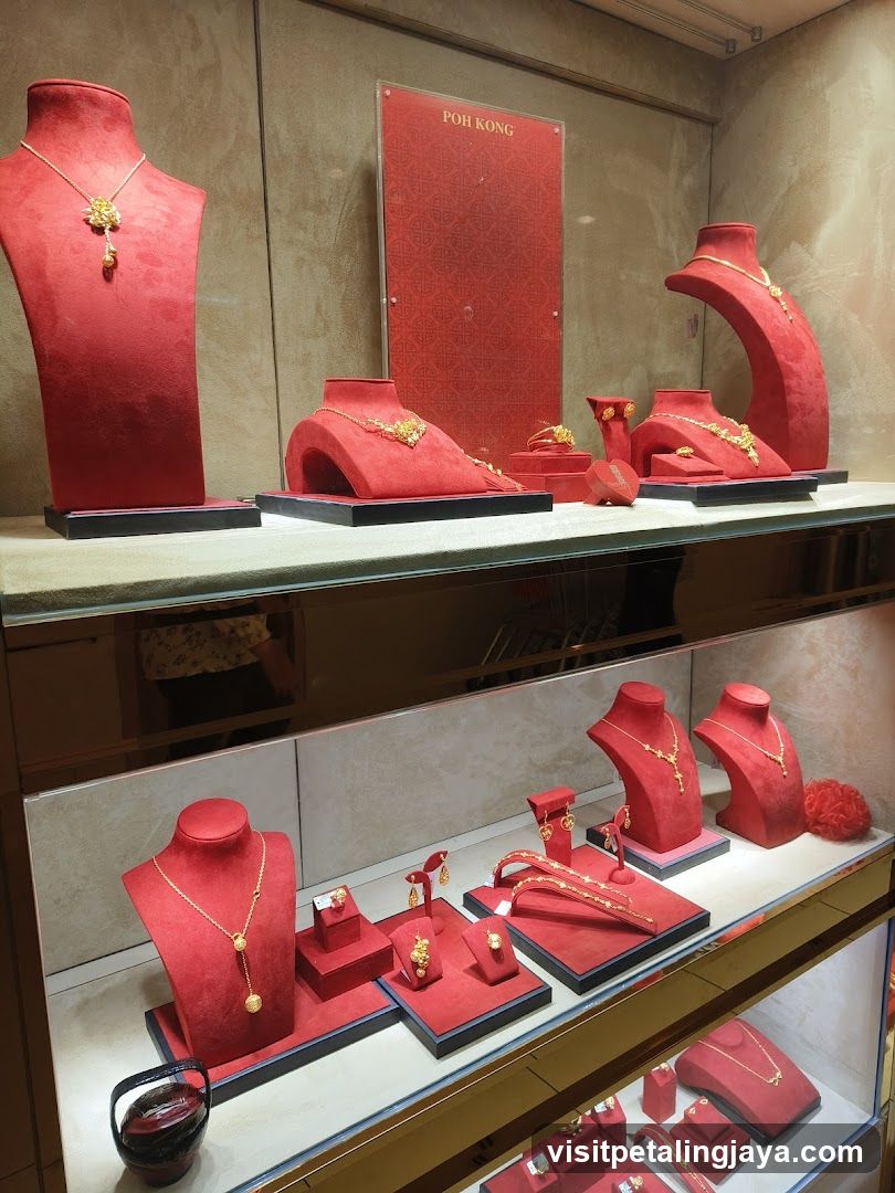 Gold Jewelry Display