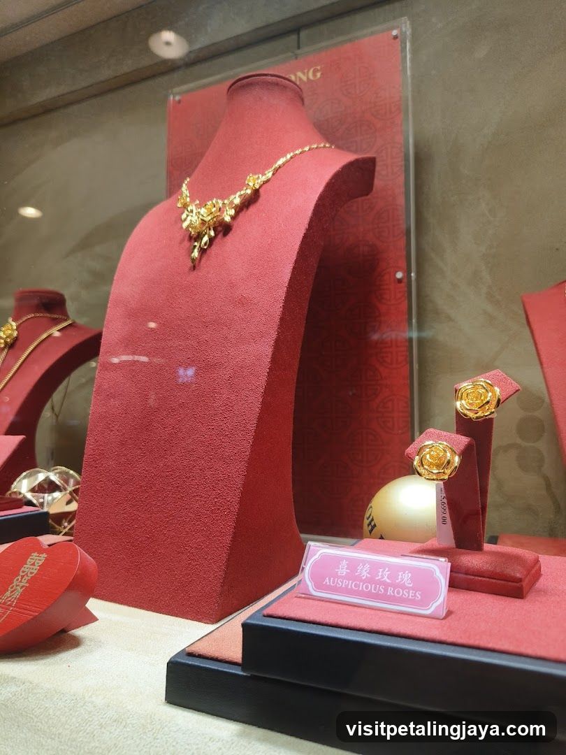 Gold Jewelry Display