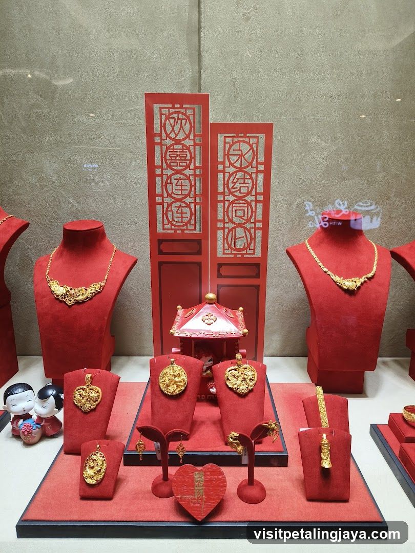 Gold Jewelry Display