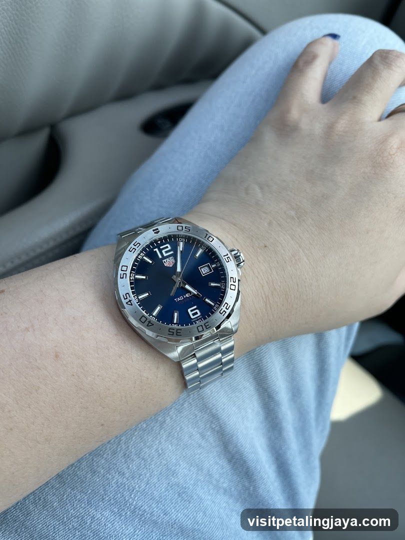 Tag Heuer Watch on Wrist