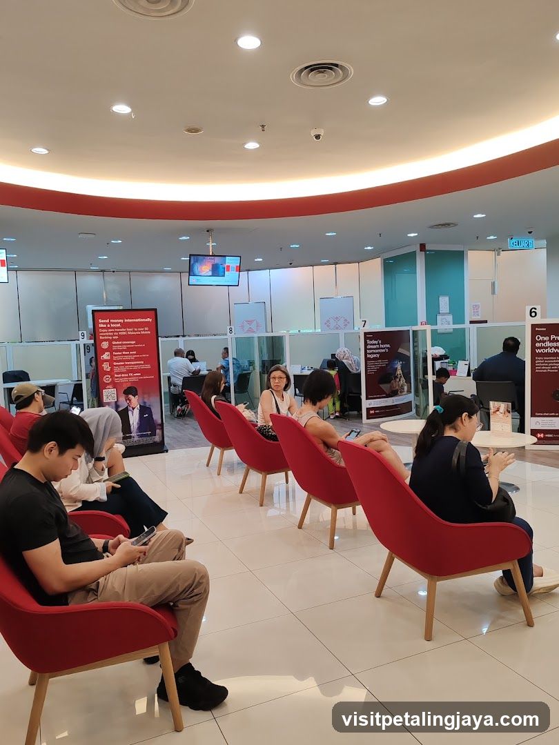 Bank Waiting Area Interior