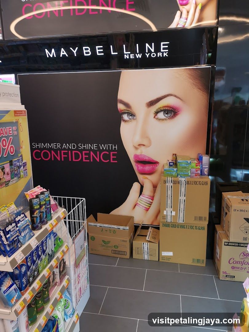 Maybelline Ad Display in Store