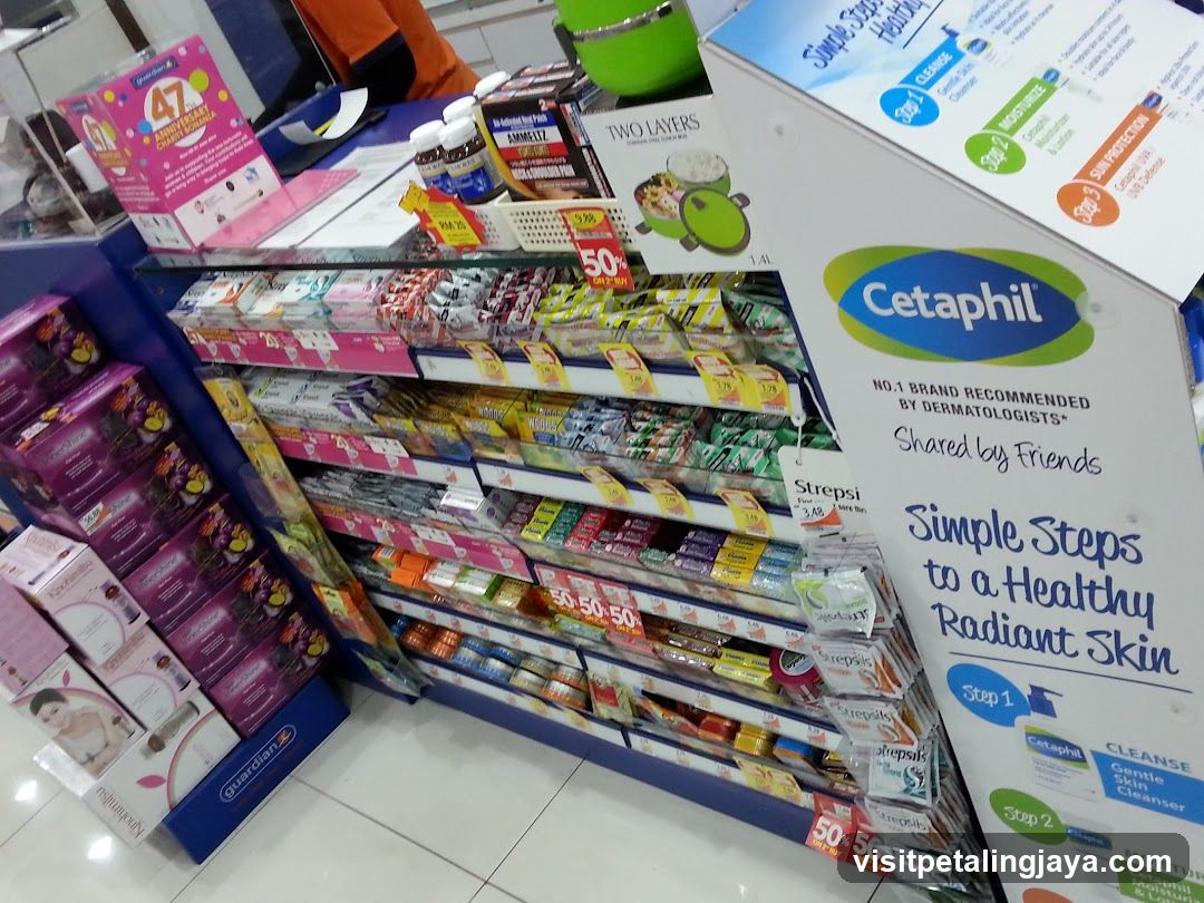Cetaphil and Simple Steps Display