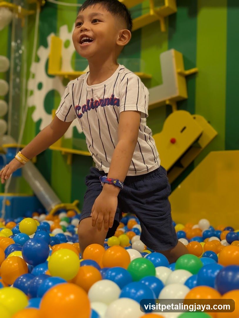 Child in Ball Pit