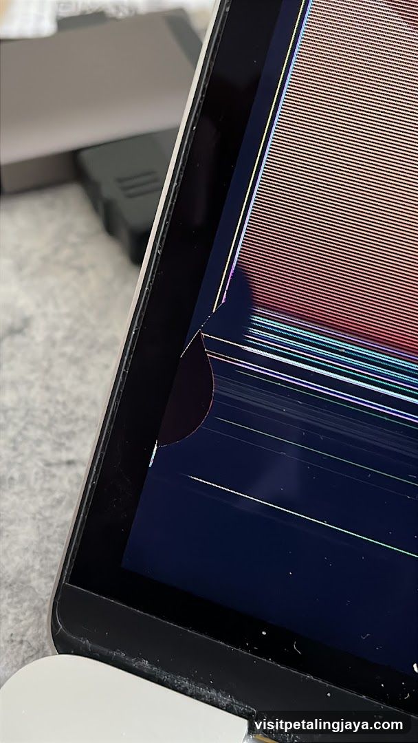 Damaged Tablet Screen