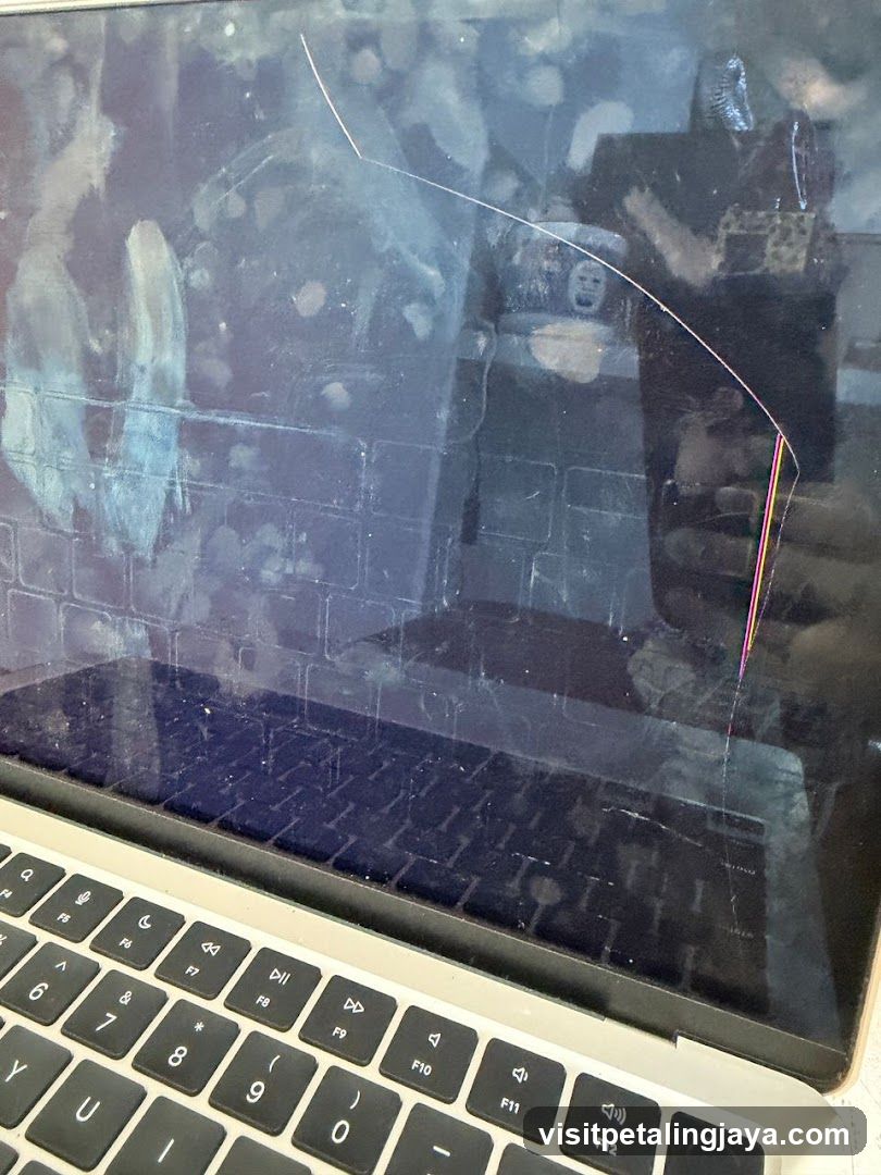 Cracked Laptop Screen