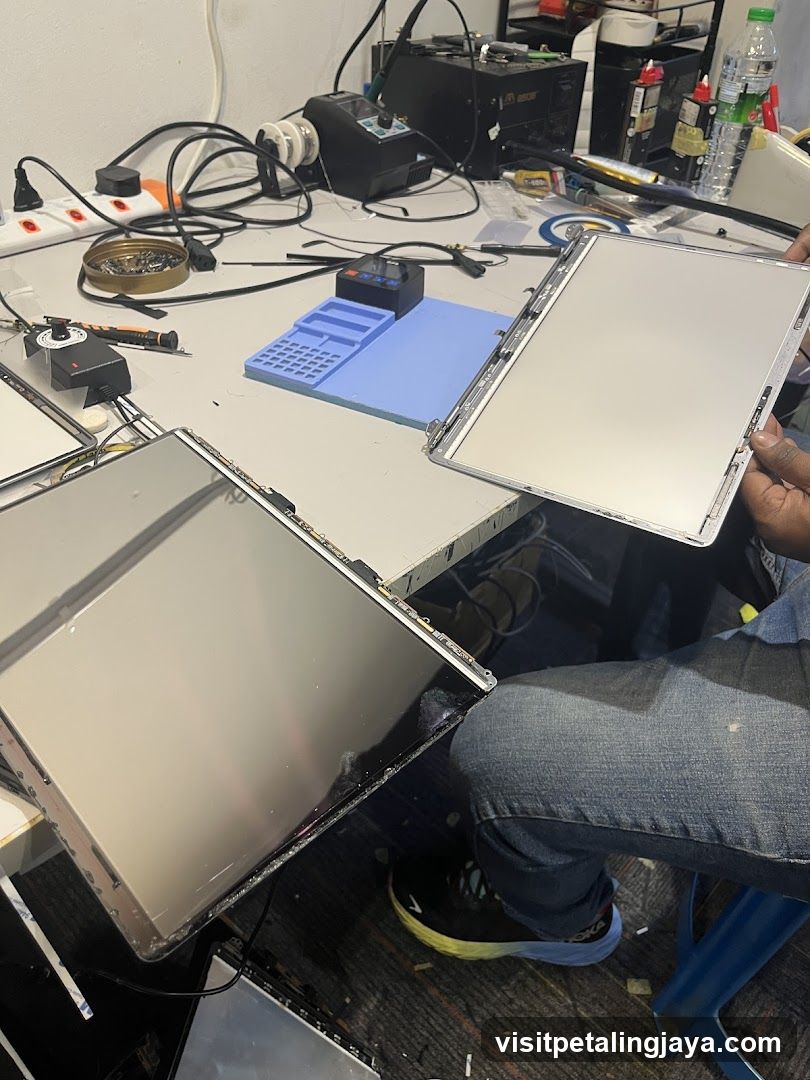 Electronics Repair Workshop Interior