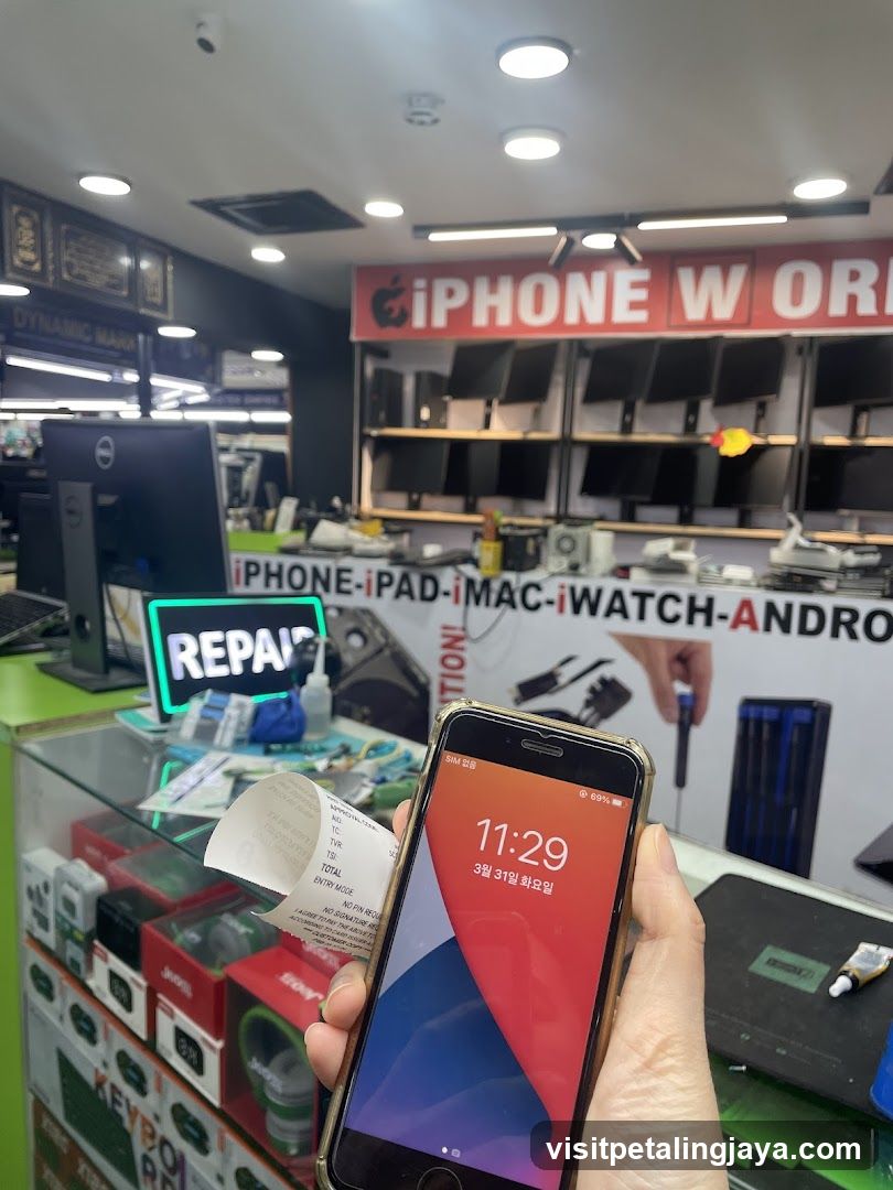 Phone Repair Shop Interior