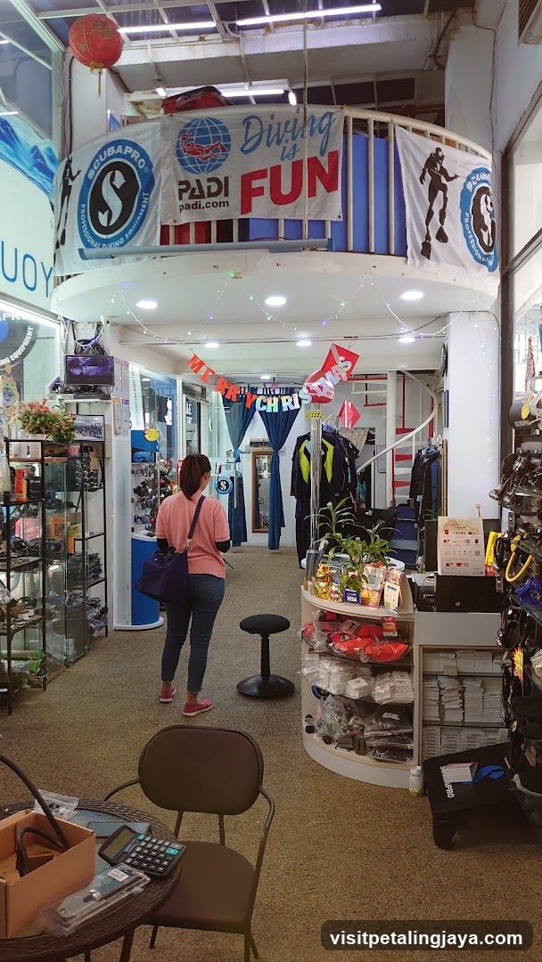 Diving Shop Interior