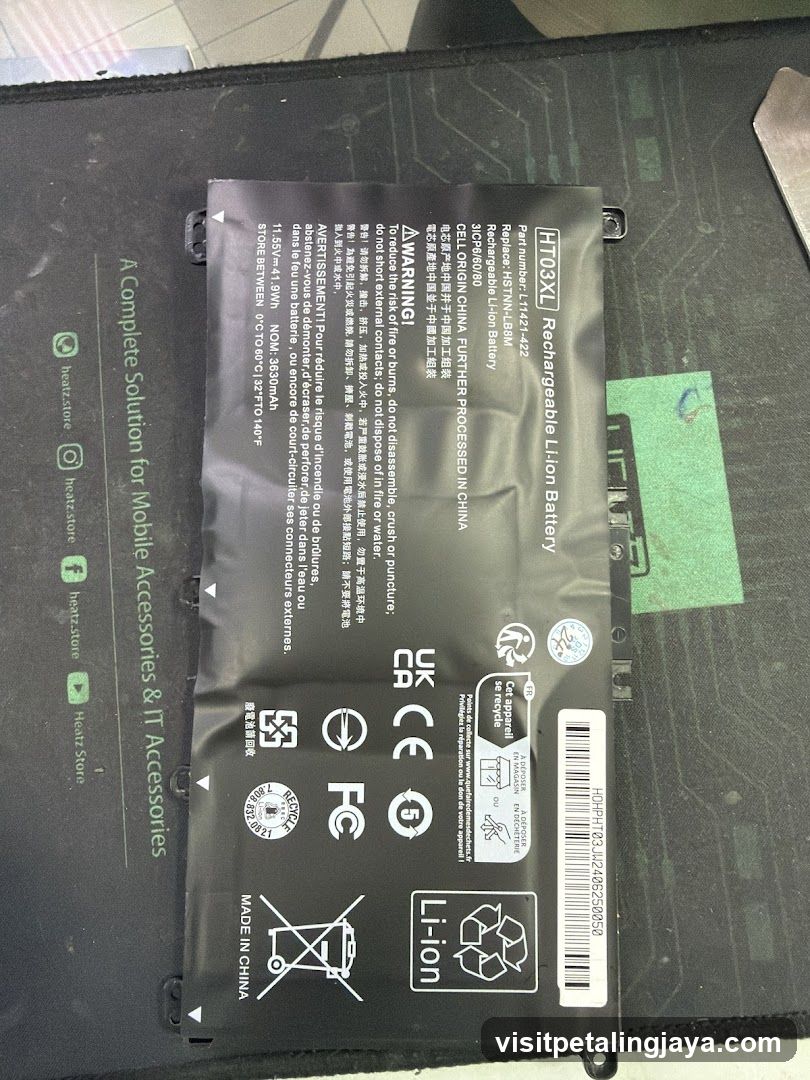 Li-ion Battery Label