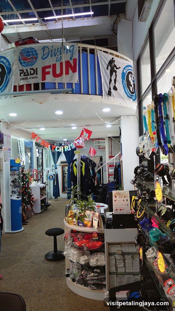 Diving Shop Interior
