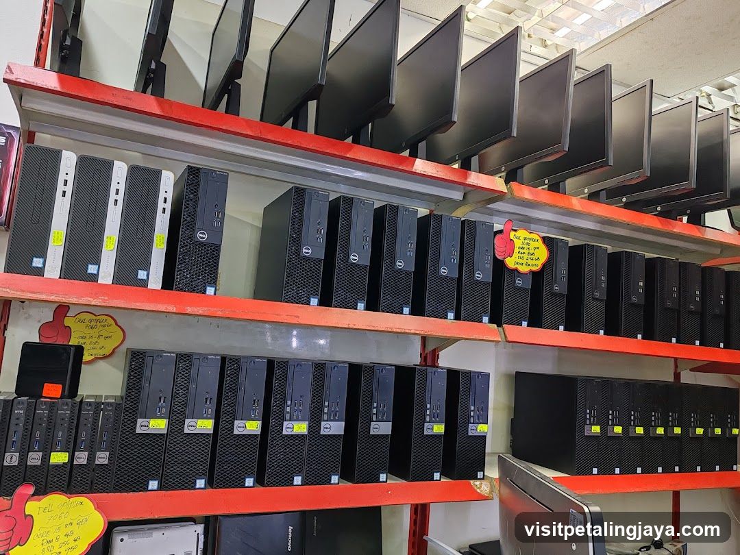 Used Computer Parts Store Interior