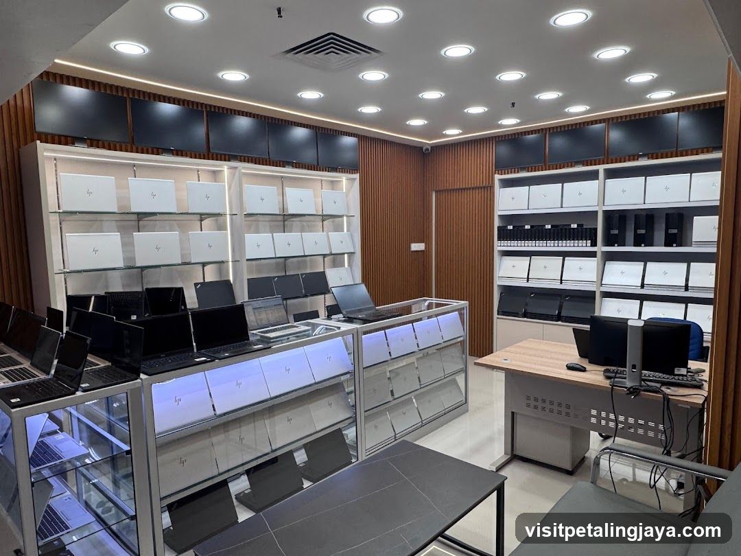 Electronics Store Interior