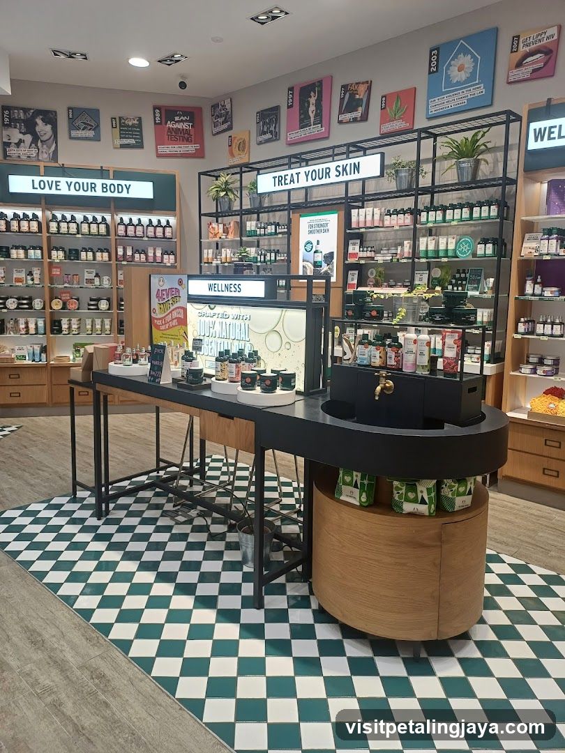 Wellness Store Interior Display