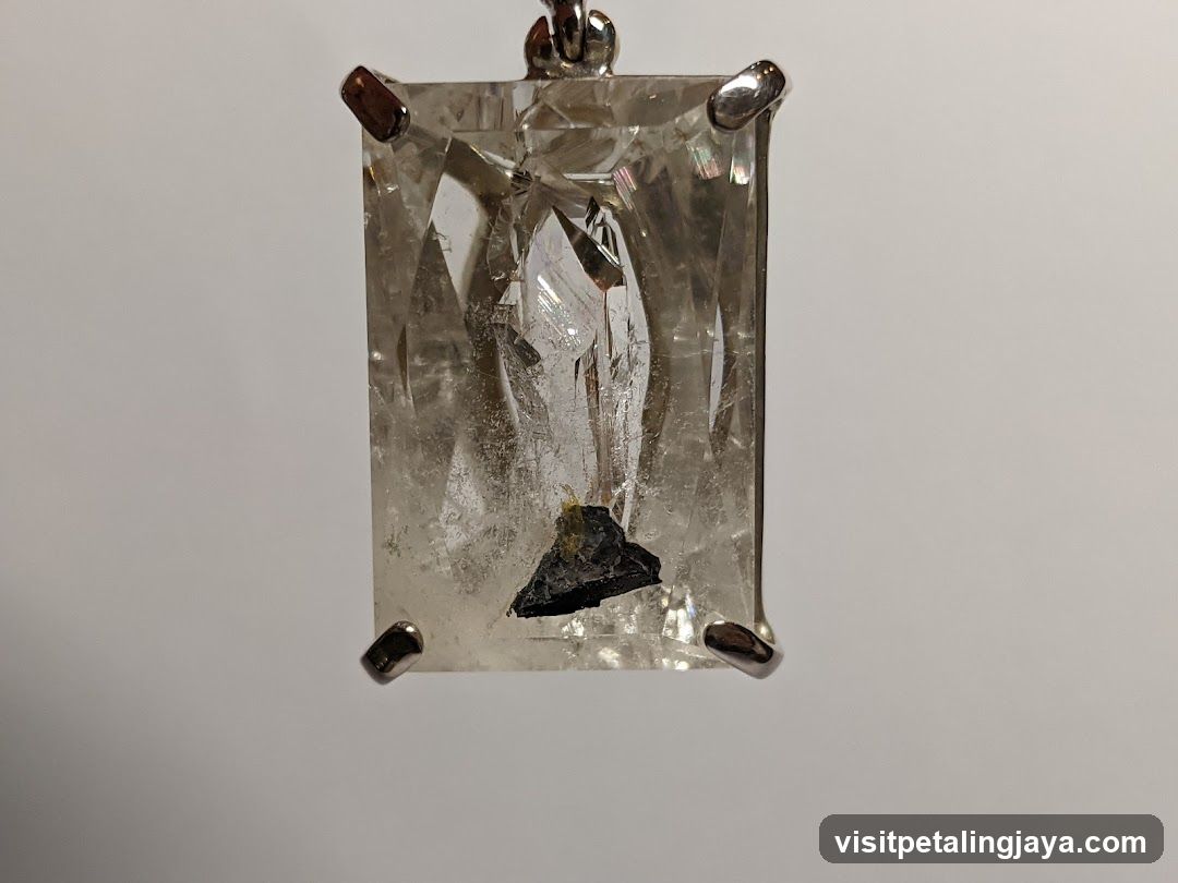 Crystal Pendant with Inclusion
