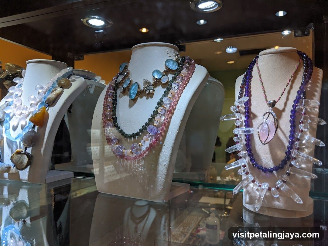 Jewelry Display in Store Window