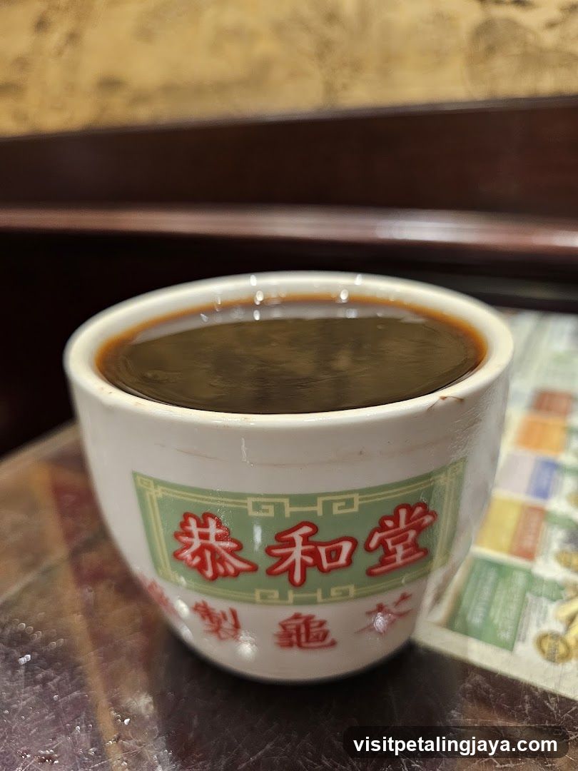 Cup of Tea with Chinese Characters