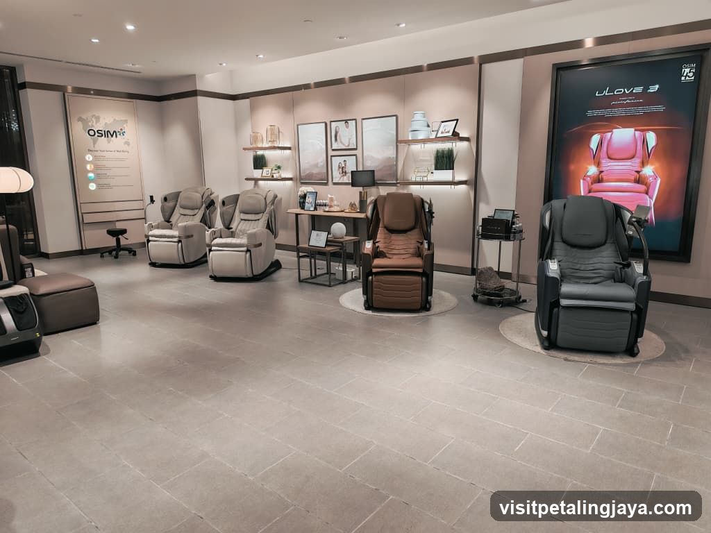 Massage Chair Showroom Interior