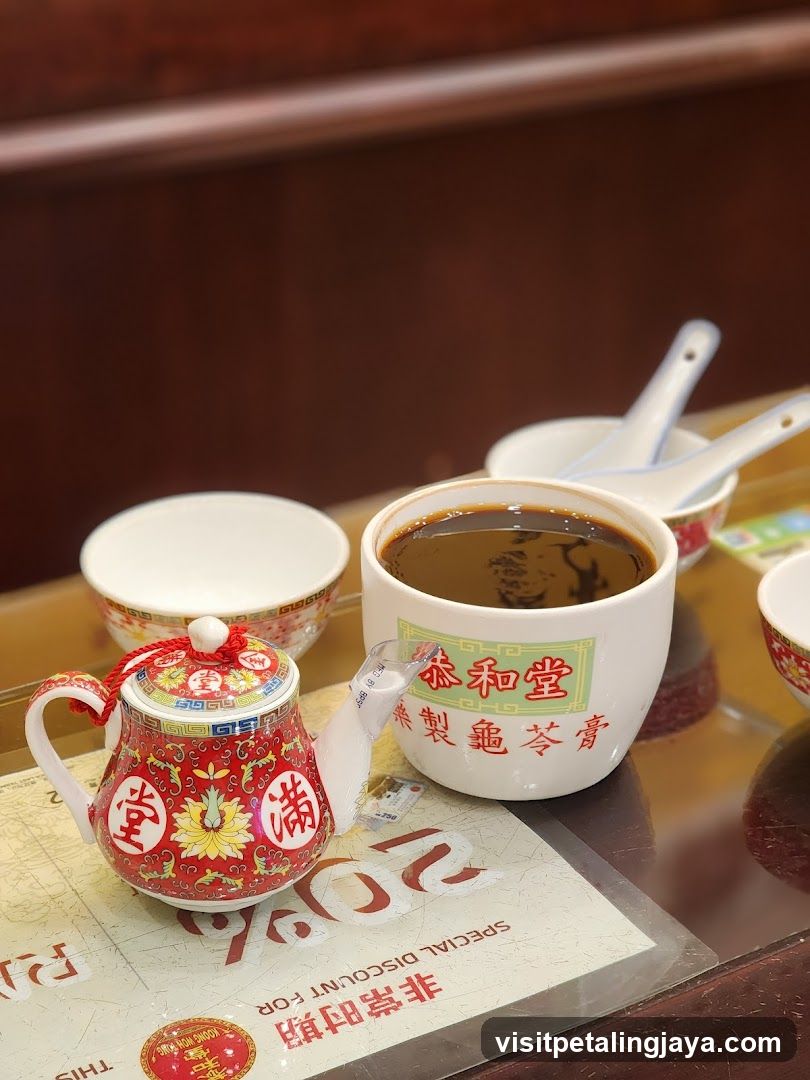 Traditional Chinese Tea Set with Discount Flyer
