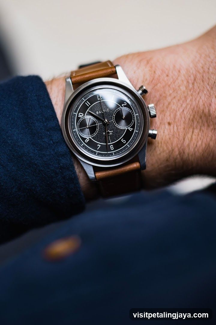Baltic Chronograph Watch on Wrist