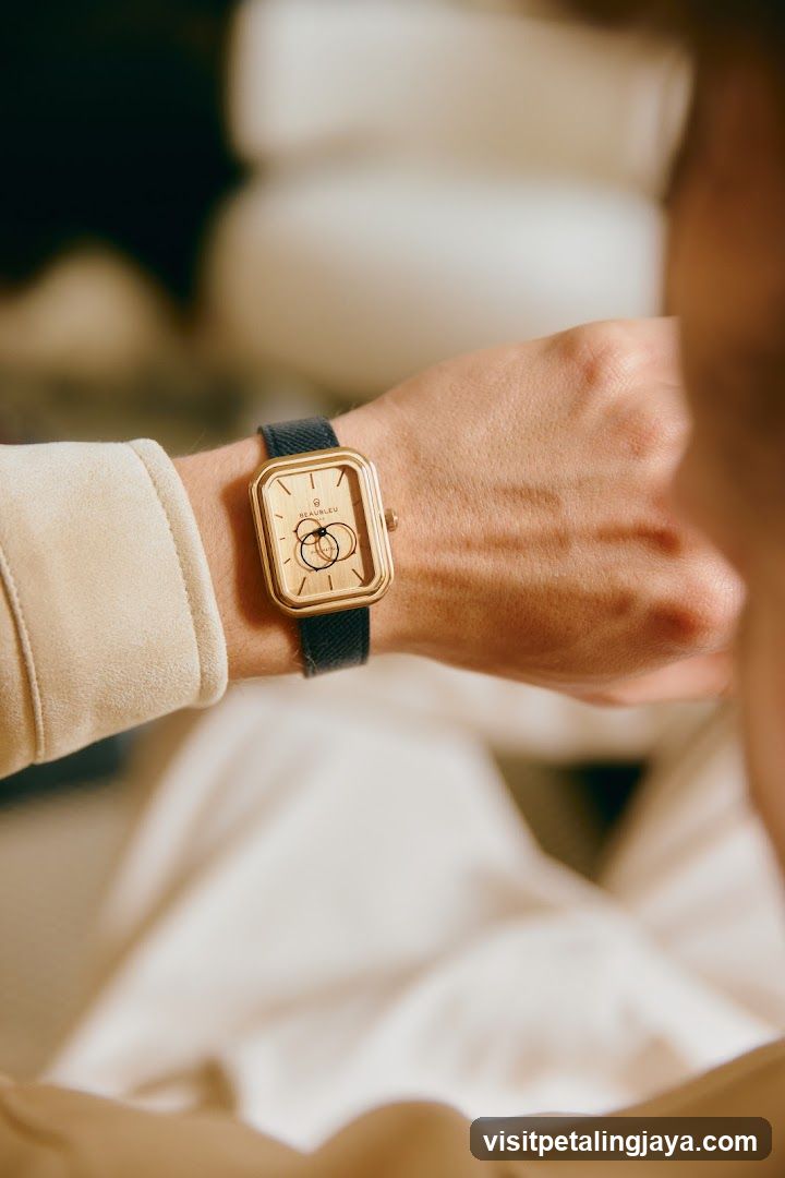 Watch on wrist